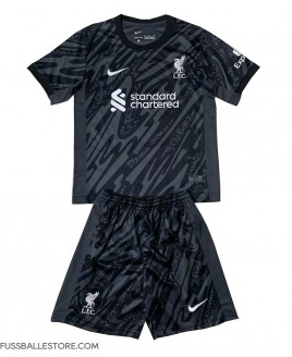 Günstige Liverpool Torwart Heimtrikotsatz Kinder 2024-25 Kurzarm (+ Kurze Hosen)